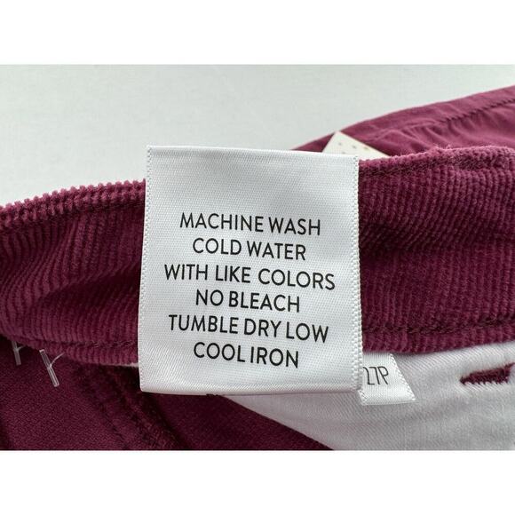 Cosmic Blue Love Jeans Women’s Size 27 Petite Corduroy Magenta Pink Skinny NWT​​ - Picture 6 of 16